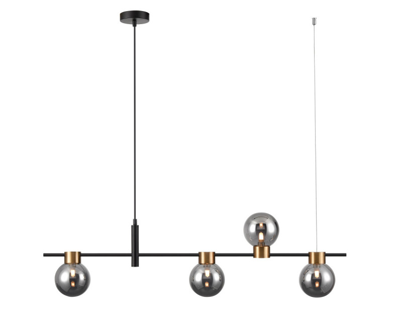 Подвесной светильник 12*102*150 см, 4*G9 черный Vele Luce Ideale VL5872P24