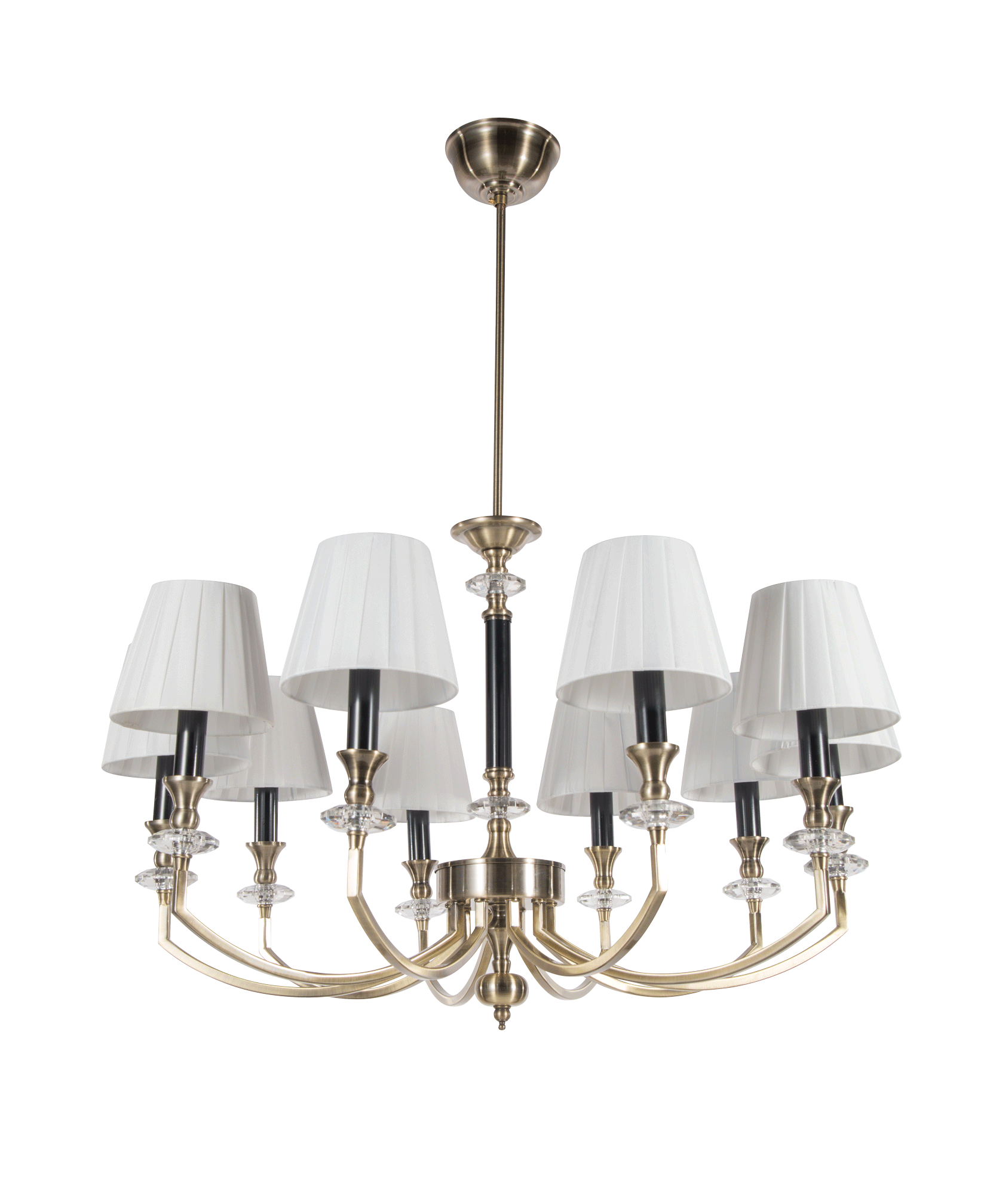 Люстра 820*480-900, 10*E14, 40W NewRgy Модерн 9146D/10 AB, Бронза