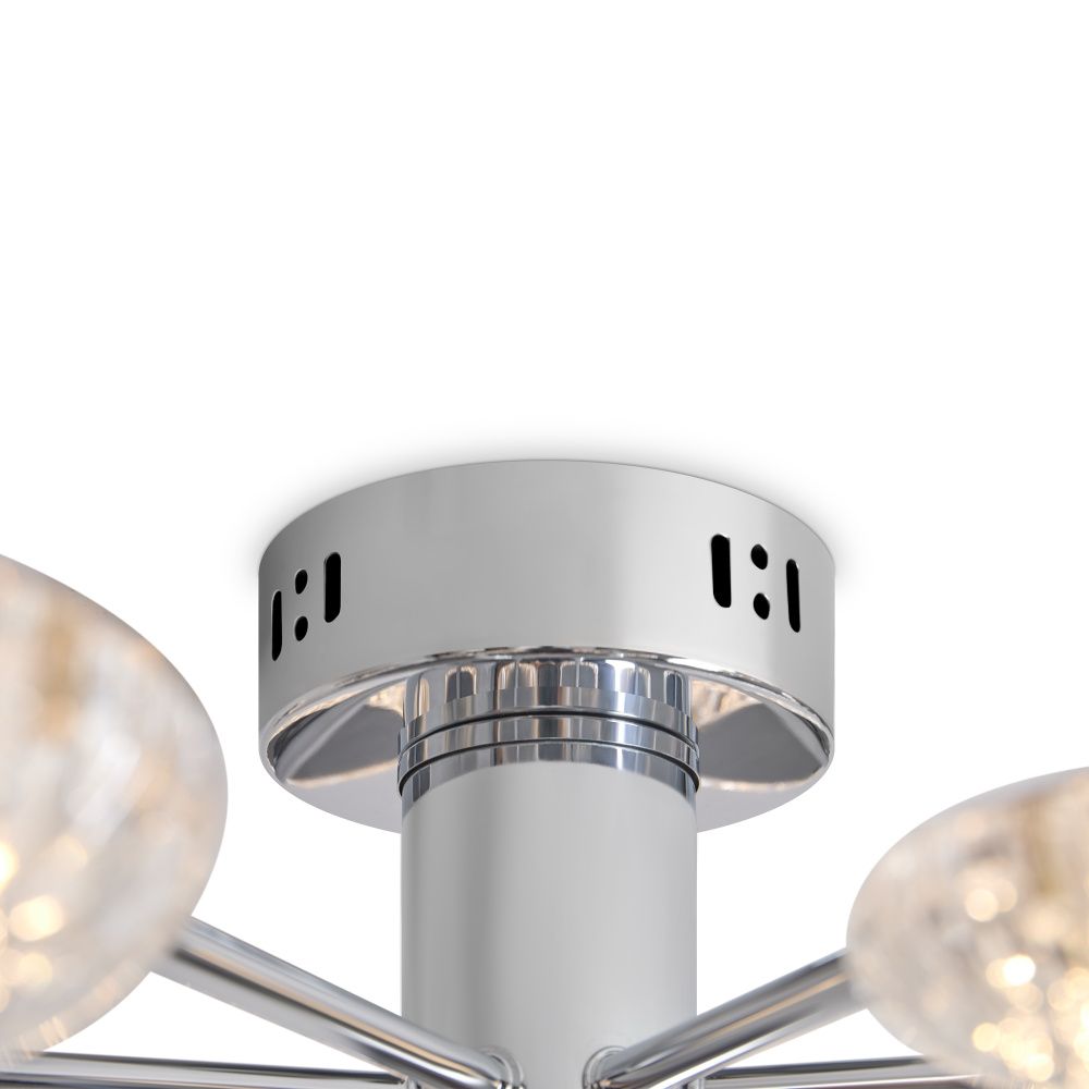 Потолочный светильник 16 см, LED*42W, 2700K, Freya Plane FR5531CL-L42CH, Хром
