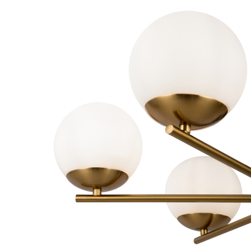 Светильник 67 см, Freya Marble FR5230PL-06BS, латунь