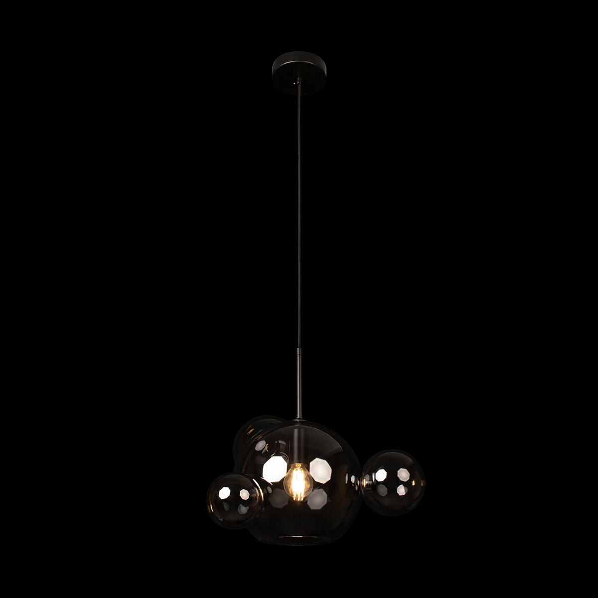 Подвесной светильник 39*31 см, 1*E14*40W LOFT IT Bolle 2029-P4 mini черный