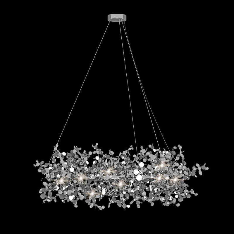 Люстра *60 см, 8*G9*40W, Loft It 10101/600 Chrome Spark, Хром
