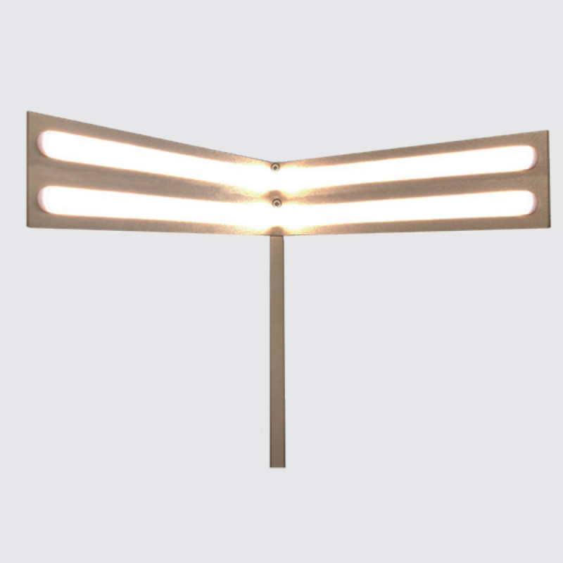 Торшер *37,3*180 см, LED *  40W, 3000К Mantra Vector  7447, золотой