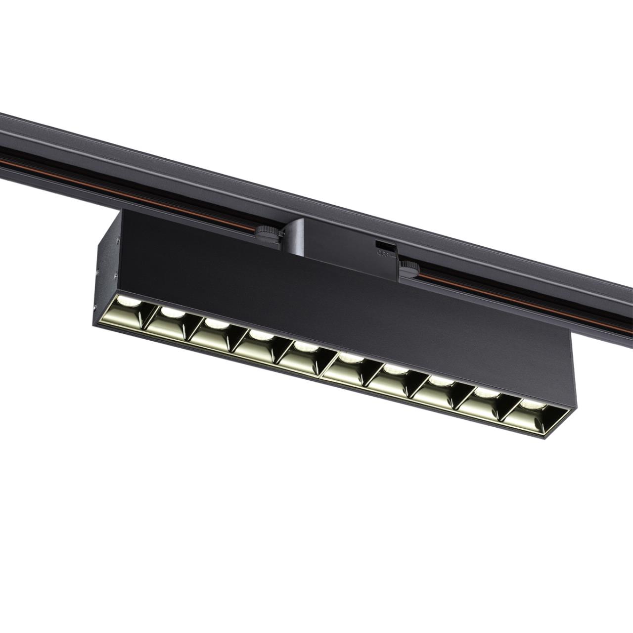 Светодиодный светильник 27 см, 16W, 4000K, Novotech PORT 358857, черный