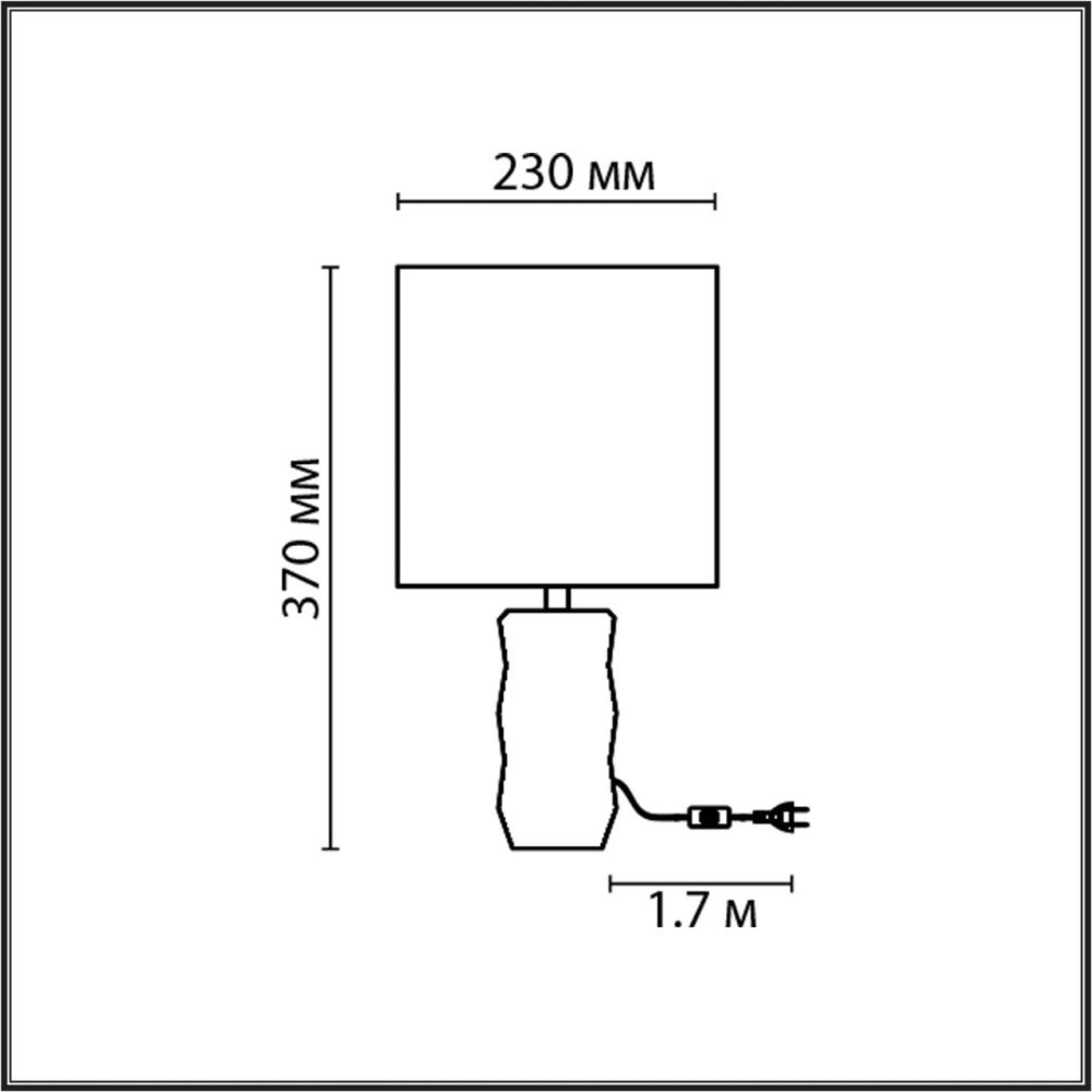 Настольная лампа *23*-37 см, 1*E27*60W, Lumion BEINA 8136/1T, серый