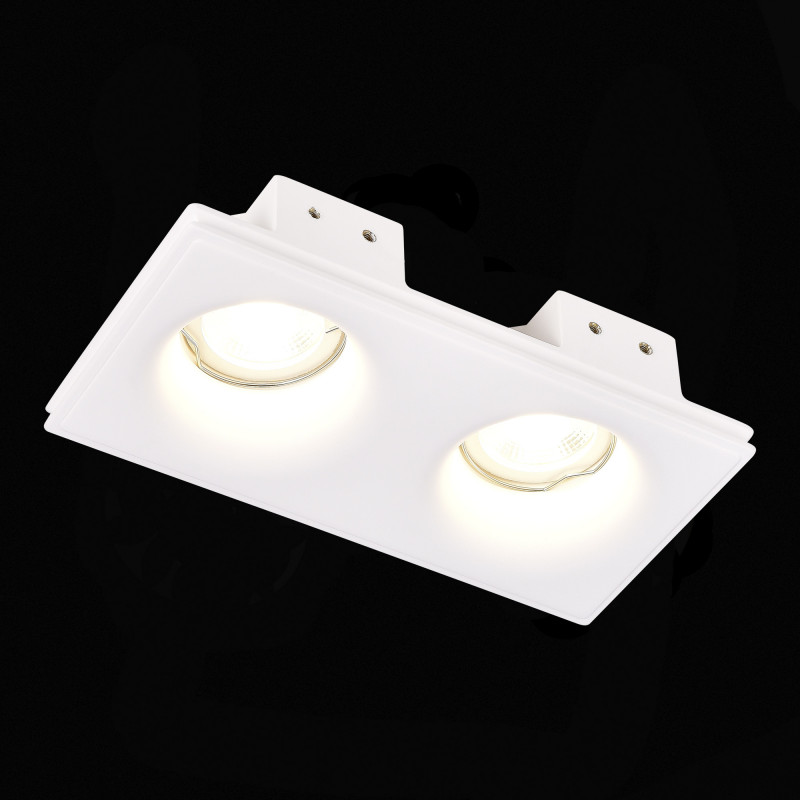 Встраиваемый светильник из гипса 20*10 см, 100W, ST LUCE ST254.328.02 Белый
