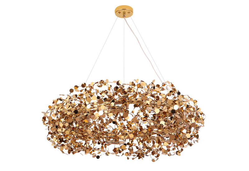 Люстра 80 см Crystal Lux GARDEN SP9 D800 GOLD Золото