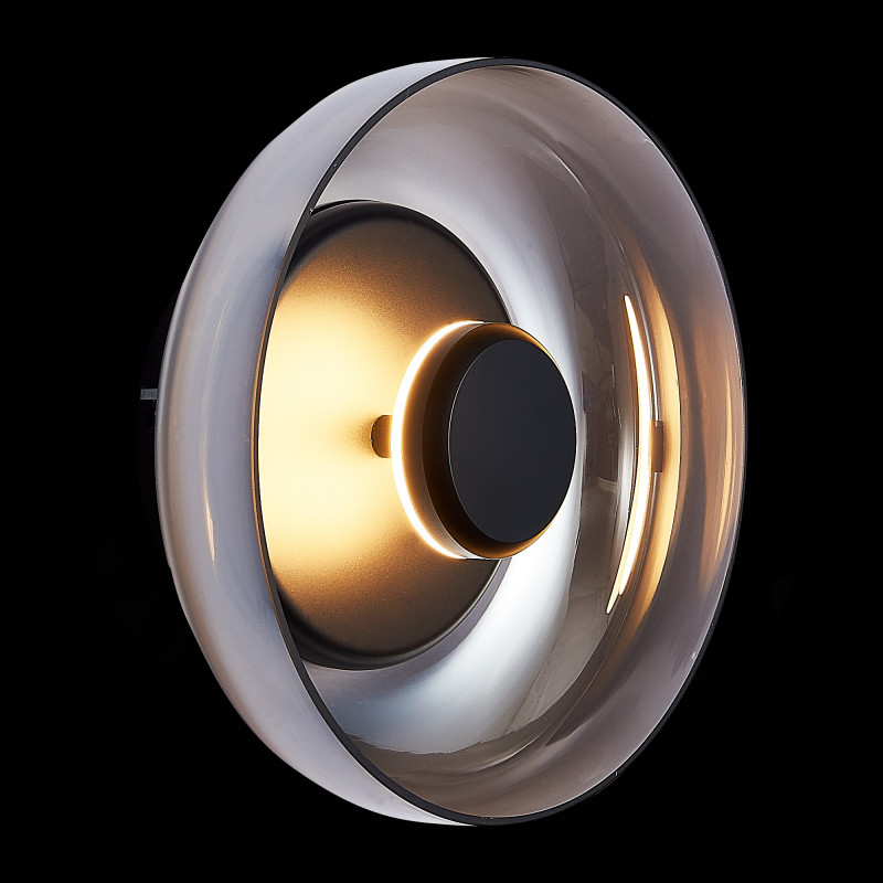 Светильник настенный 23 см, 7W 4000K ST LUCE LAZIO SL6002.401.01 Черный
