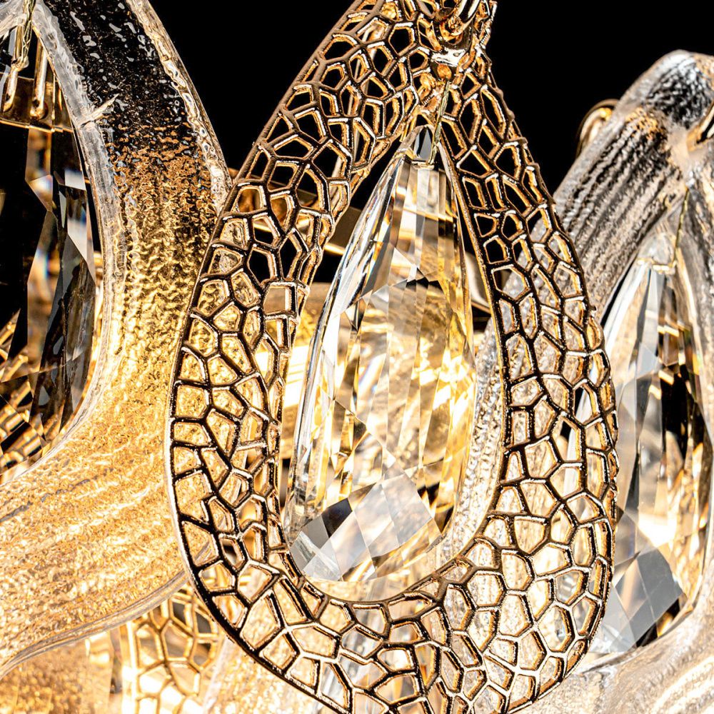 Люстра 60 см, 15*Е14*40W, Modelux  ML.6197.600 GD, Золото