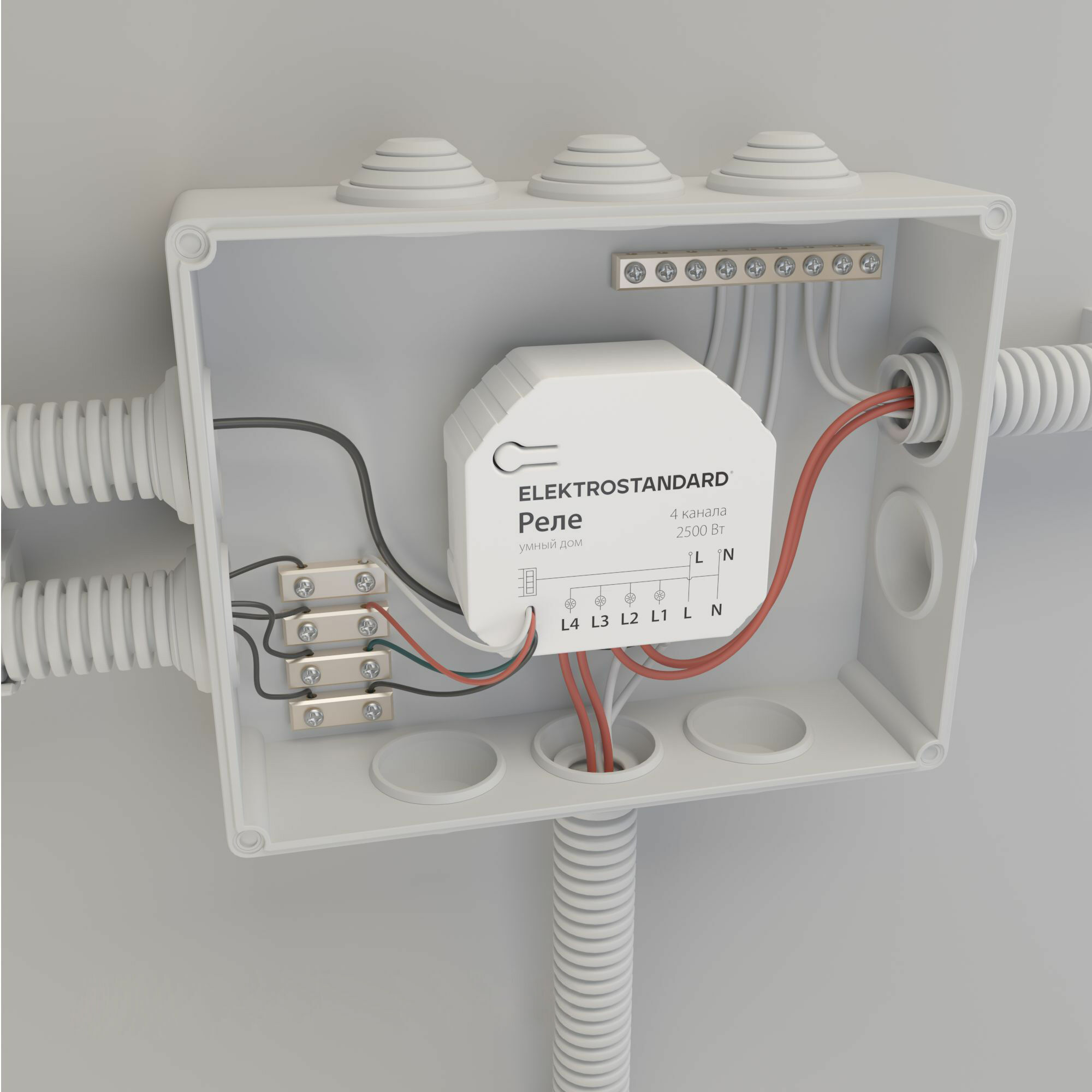 Умное четырехканальное реле 76005/00 Elektrostandard