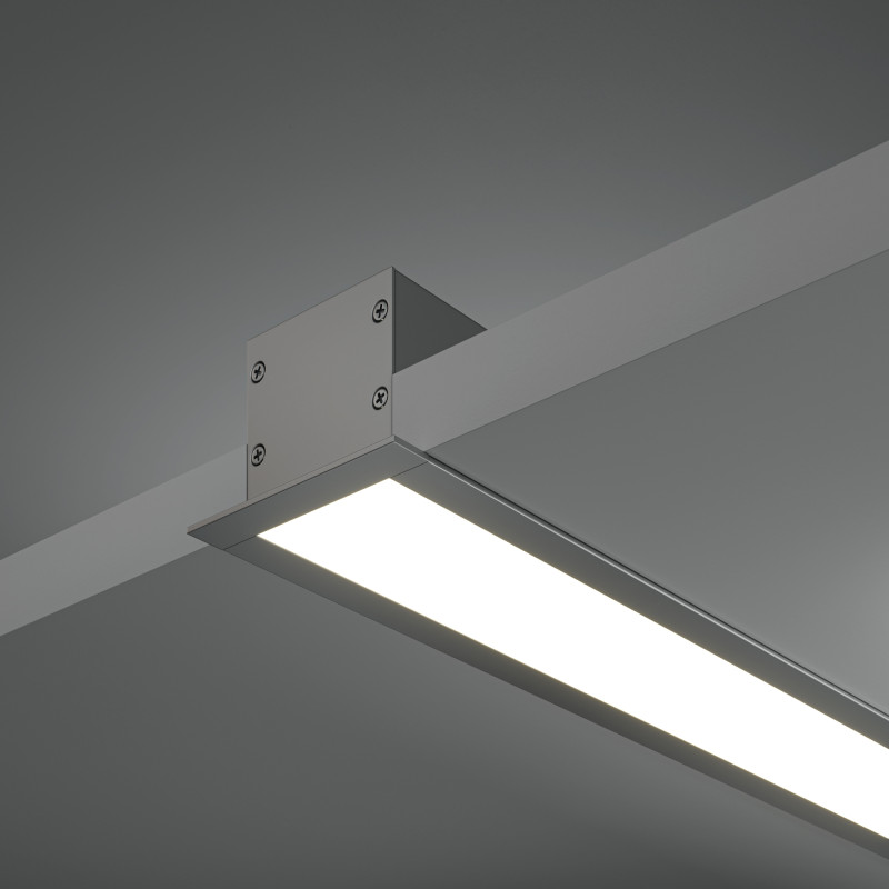 Алюминиевый профиль  Встраиваемый 2000*50*35 мм для светодиодной ленты Maytoni Led strip Серебро ALM-5035-S-2M