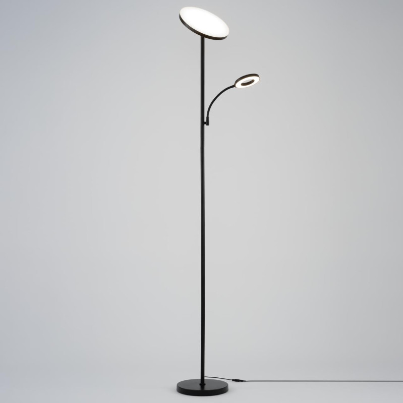 Торшер 181 см, 42W, 2700-6500K, Citilux Click CL810011, черный