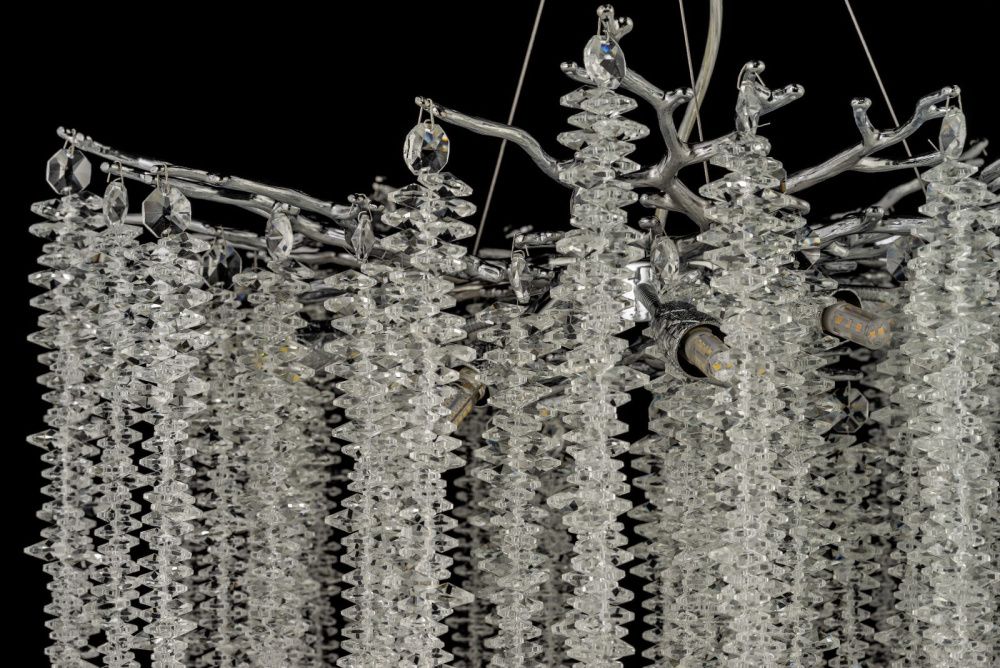 Люстра подвесная *60* см, 8*G9*40W, Dio D`arte Tavenna Nickel Tavenna H 1.5.60.100 N, никель