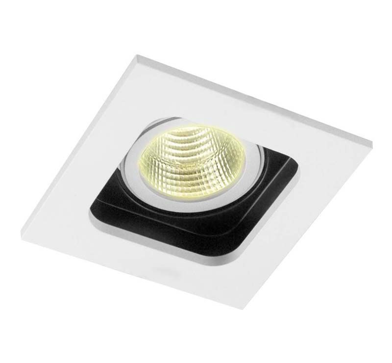 Встраиваемый светильник Donolux DL18614/01WW-SQ White/Black Белый/черный