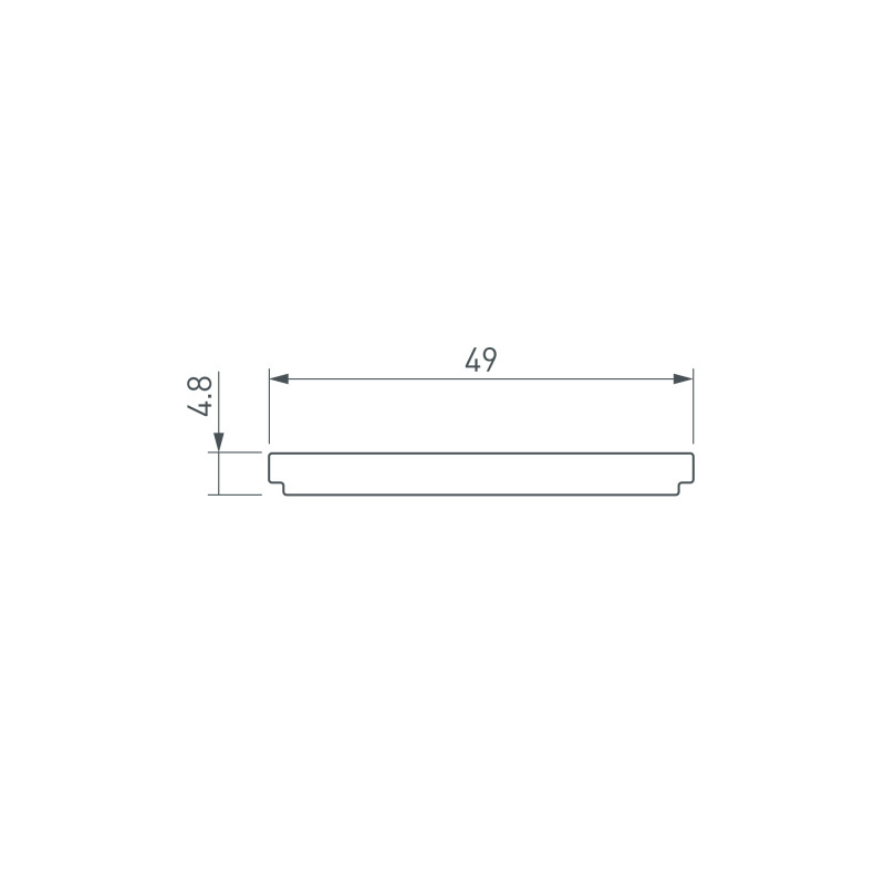 Экран Arlight 047246 200*4,9*0,48 см. Цена указана за 2 метра. Продается кратно 2 метрам.