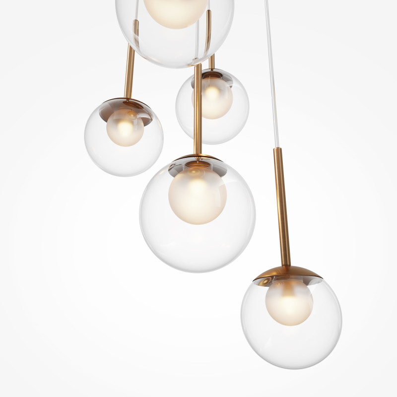 Подвесной светильник 58*64,1*344,1 см, 5 G9*20W Basic form MOD521PL-05G Maytoni, Золото