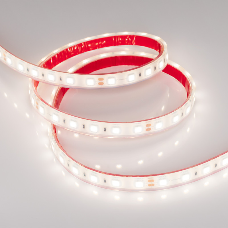 Лента герметичная RTW-PFS-B60-13mm 24V Warm3000 (14.4 W/m, IP68, 5060, 5m), Arlight 033788. Цена указана за 5 метров. Продается кратно 5 метрам.
