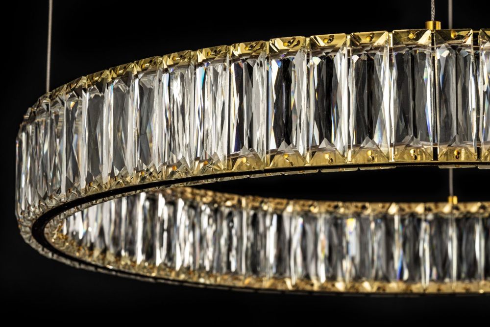 Подвесной светильник ** см, Led лента*LED*152W, 3200/6000K, Dio D`arte Caneva Caneva L 1.5.80+60+40.100 G, золотой