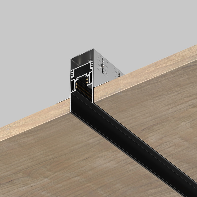 Крепеж 8*8,8*6,7 см, Maytoni Technical Accessories for tracks Gravity TRA010HCB серый
