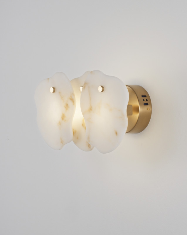 Бра 38*18 см, LED 3 W, Moderli Square V8092-WL Латунь