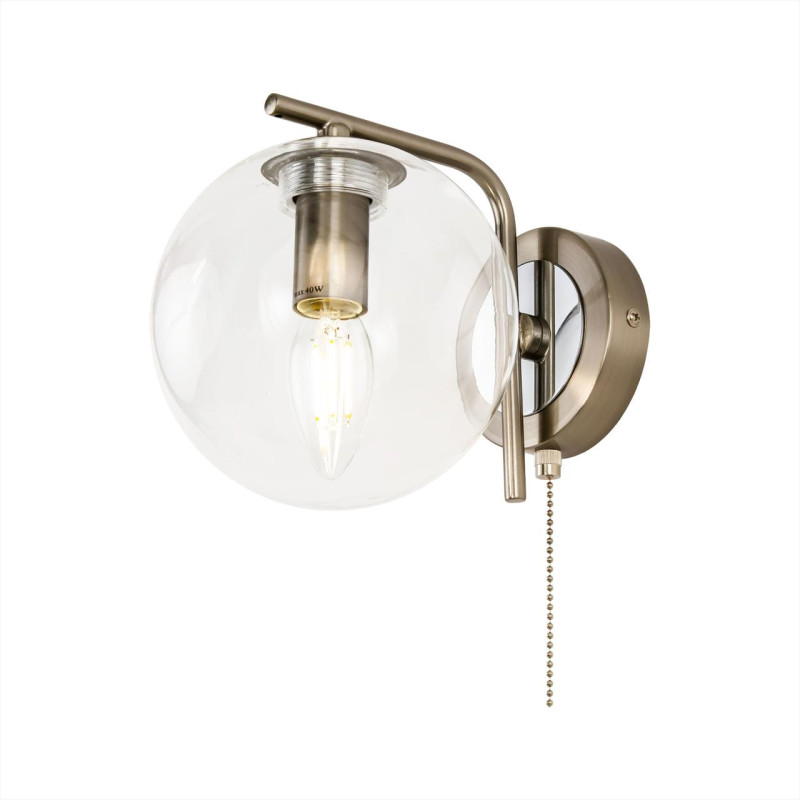 Настенное бра Citilux Томми CL102311, матовый хром