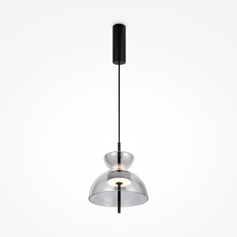 Подвесной светильник  25*57,8 см, LED 1 12W, 3000К, Черный Maytoni Bangkok MOD185PL-L6B3K5