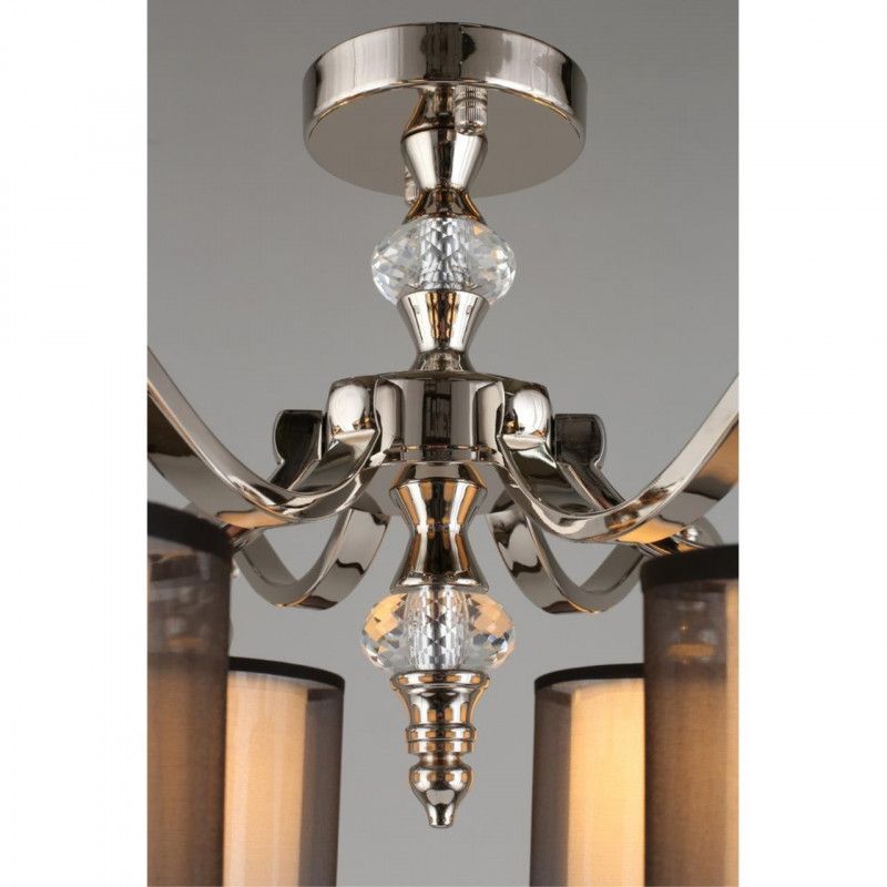Люстра 67*35 см, 6*E14, 40W, Aployt FLORET APL.703.17.06, хром