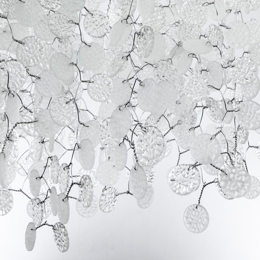 Подвесная люстра 120*40*140 см, G9 14xG9W, Хром MODESTYLE MS.2113.1200