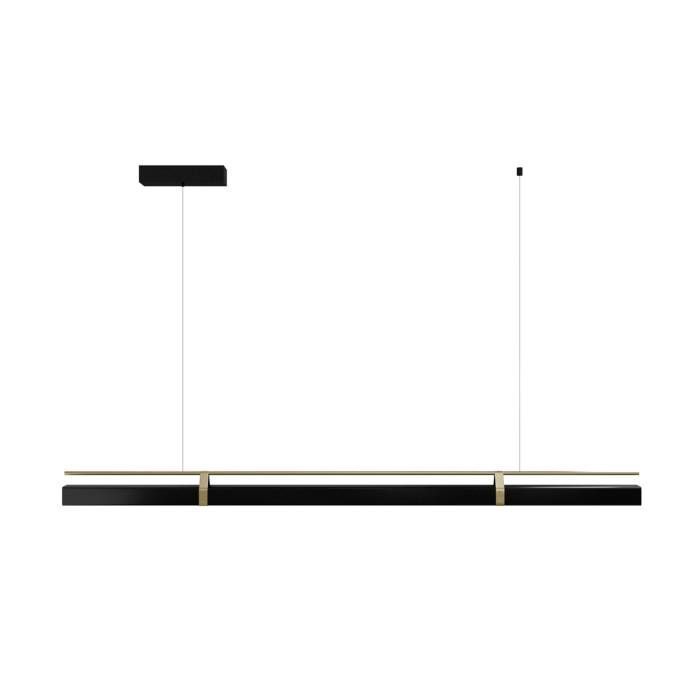 Светильник подвесной 150*13,5-200 см, 1*LED*48W, 3000-6000K, Lightera Omolon LE108L-150B WIFI, золотой
