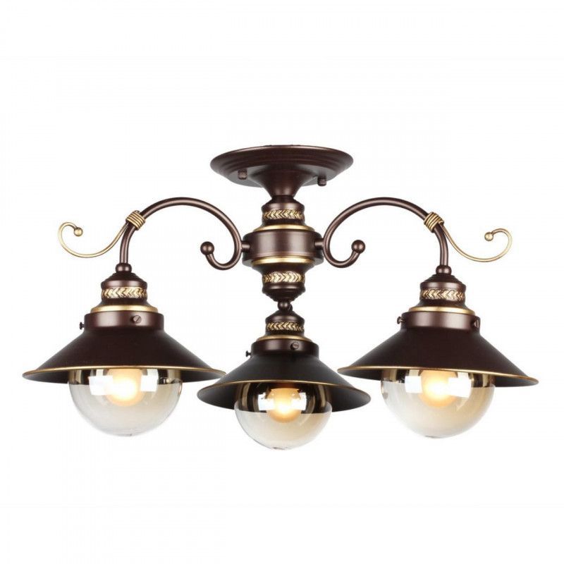 Люстра 61*61*35 см, 3*E27, 60W, Omnilux Omnilux 504 OML-50407-03, коричневый