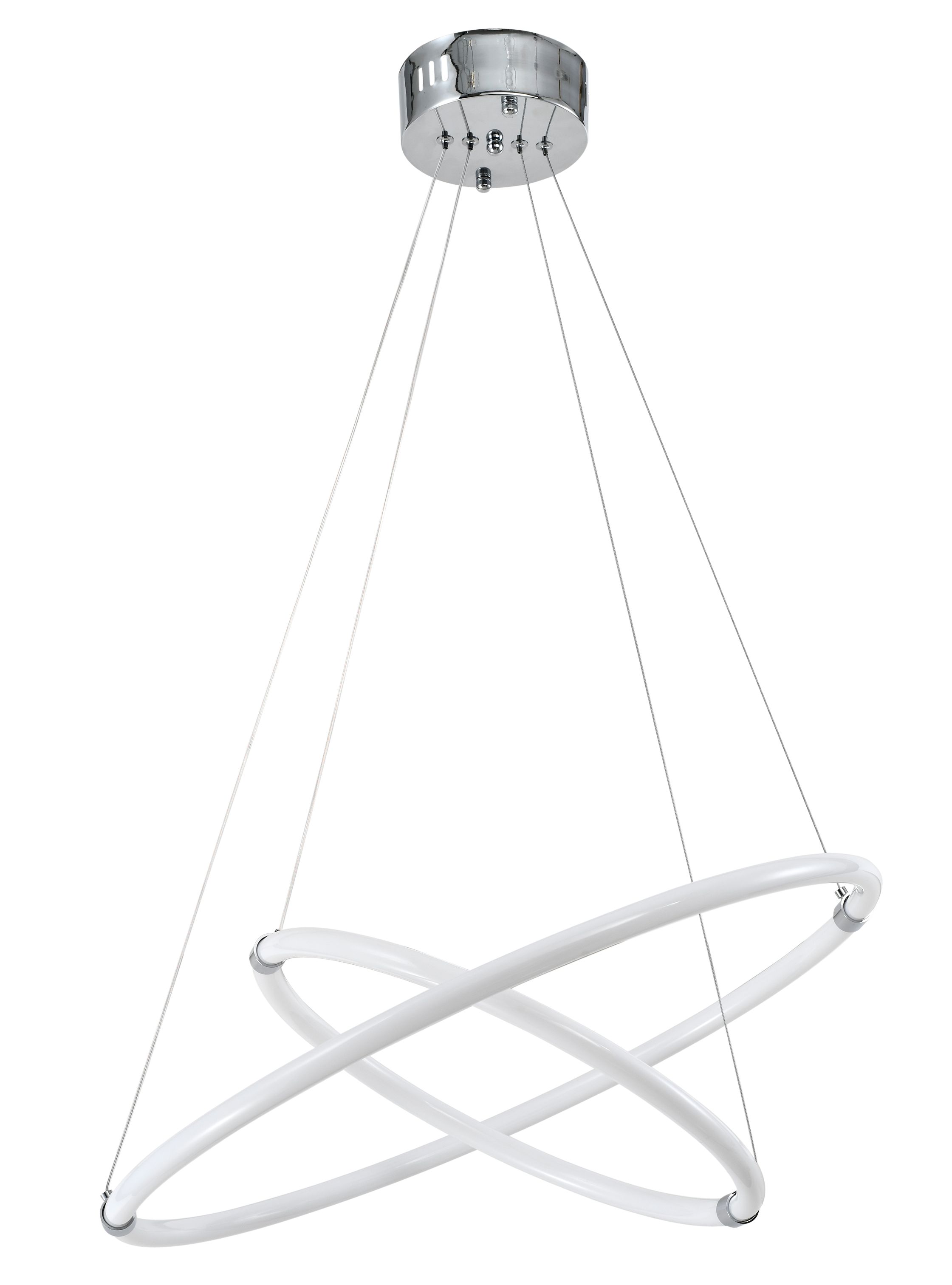 Светильник подвесной 60/40 см, LED 96W 4000K хром Zortes Blasy ZRS.57793.96