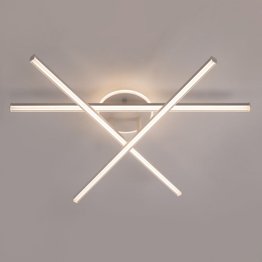 Люстра потолочная с пультом 94*14 см, LED 75W 3000-5500K Citilux Trent CL203630 белый