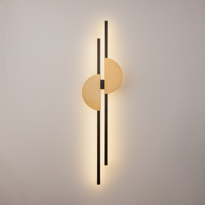 Бра 6*7 см, LED 2 23W, 4000К, Черный Maytoni Skyline MOD179WL-L22BS4K1