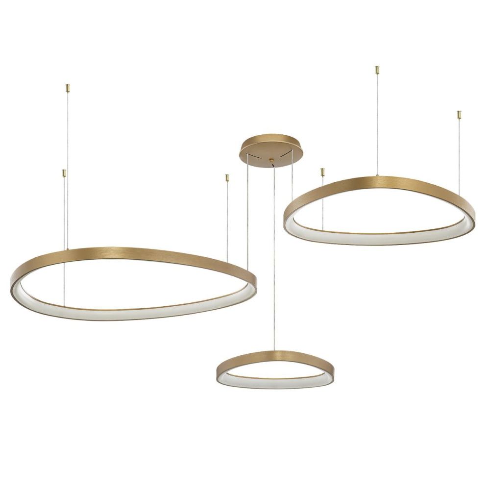 Светильник 160 см, 240W, 3000-5500K, Citilux GENKA SMART CL756A092, золото