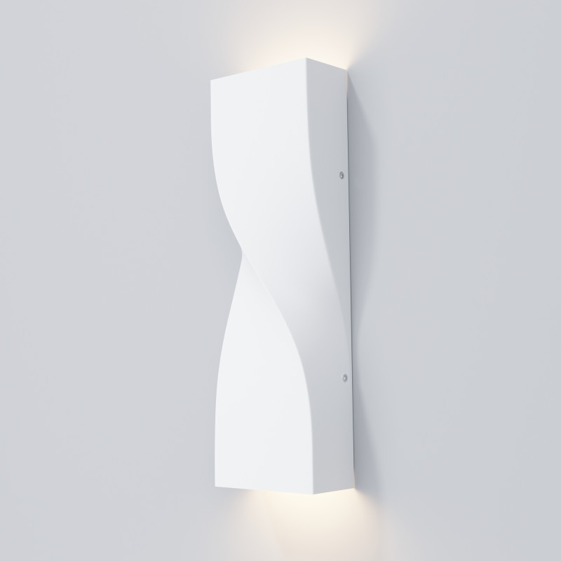 Уличный настенный светильник Maytoni Twist O040WL-L11W3K, 11W LED, 3000K, белый