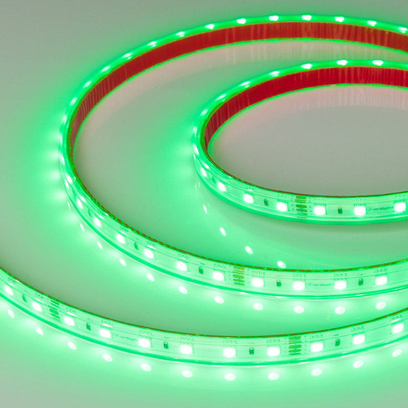 Лента герметичная RTW-PS-B60-12mm 24V RGB (14.4 W/m, IP67, 5060, 50m) (Arlight, 14.4 Вт/м, IP67) 024587(2). Цена указана за 50 метров. Продается кратно 50 метрам.