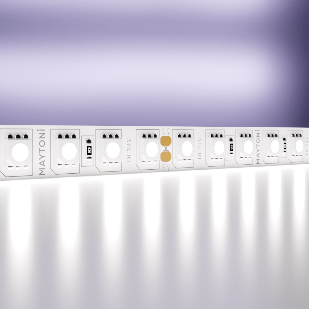 Светодиодная лента 24V 5050 21Вт/м 6000K 5м IP20 Maytoni  20024 цена за метр, катушкой по 5 м