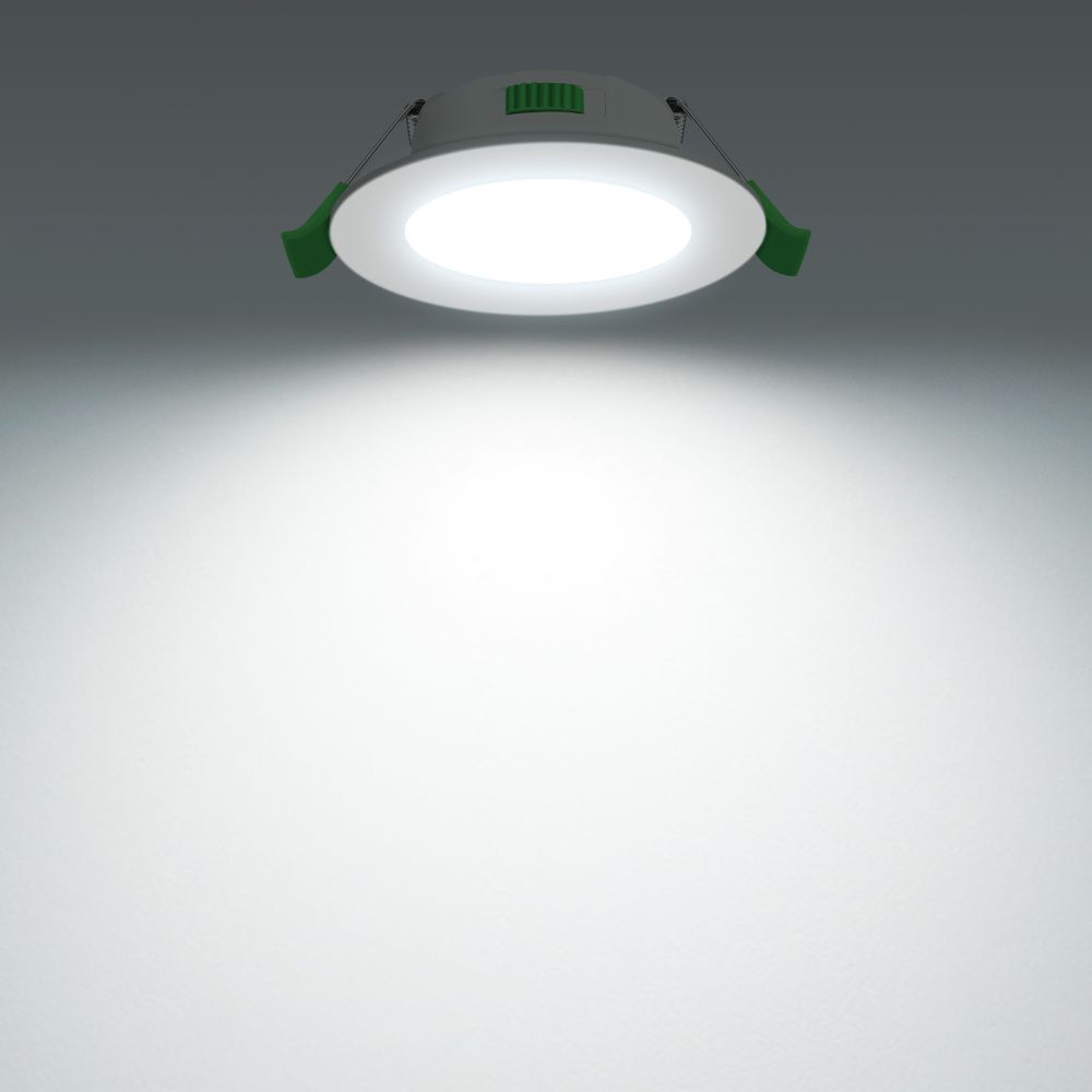 Врезной светильник 8,6*3 см, 1*LED, 5W, 6500K, Favourite Optima 4644-1C, белый