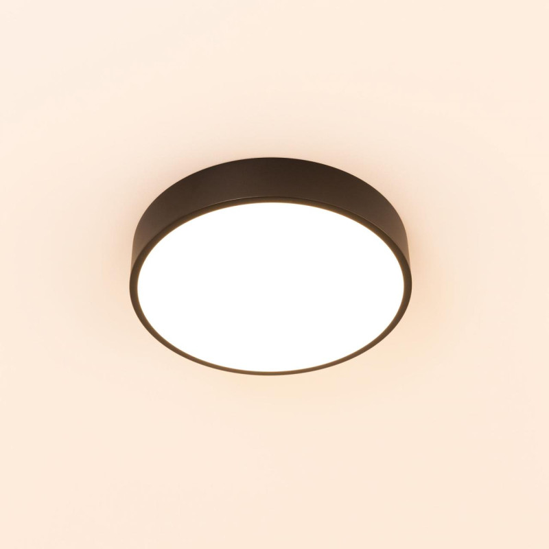 Светильник 30 см, 24W, 3000-5500K, Citilux Купер CL72424V1 RGB, черный
