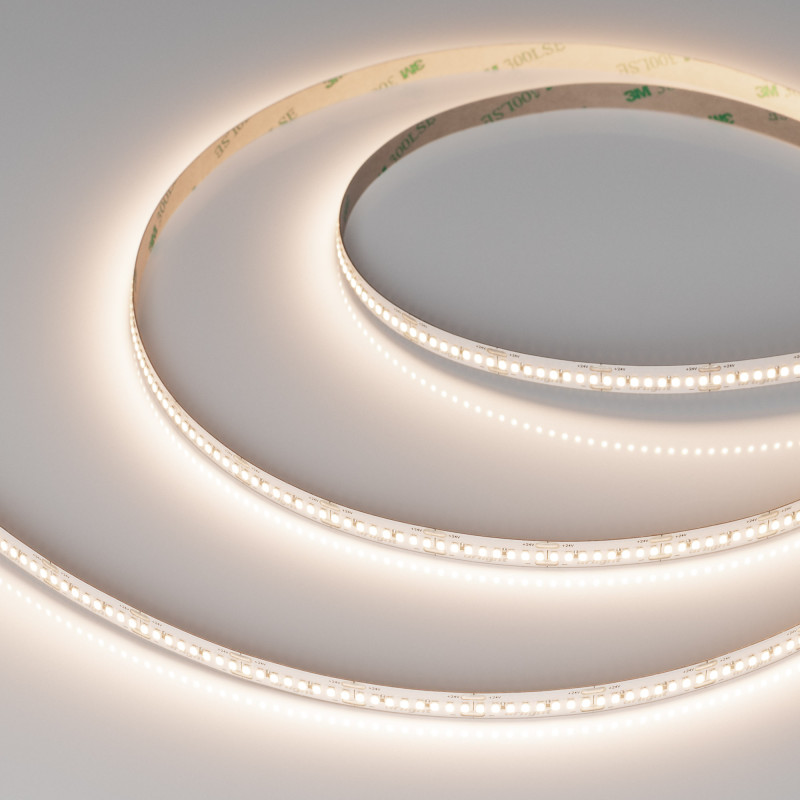 Лента MICROLED-M320-8mm 24V Warm3500 (8 W/m, IP20, 2216, 5m) (Arlight, 130 лм/Вт) 047864. Цена указана за 5 метров. Продается кратно 5 метрам.