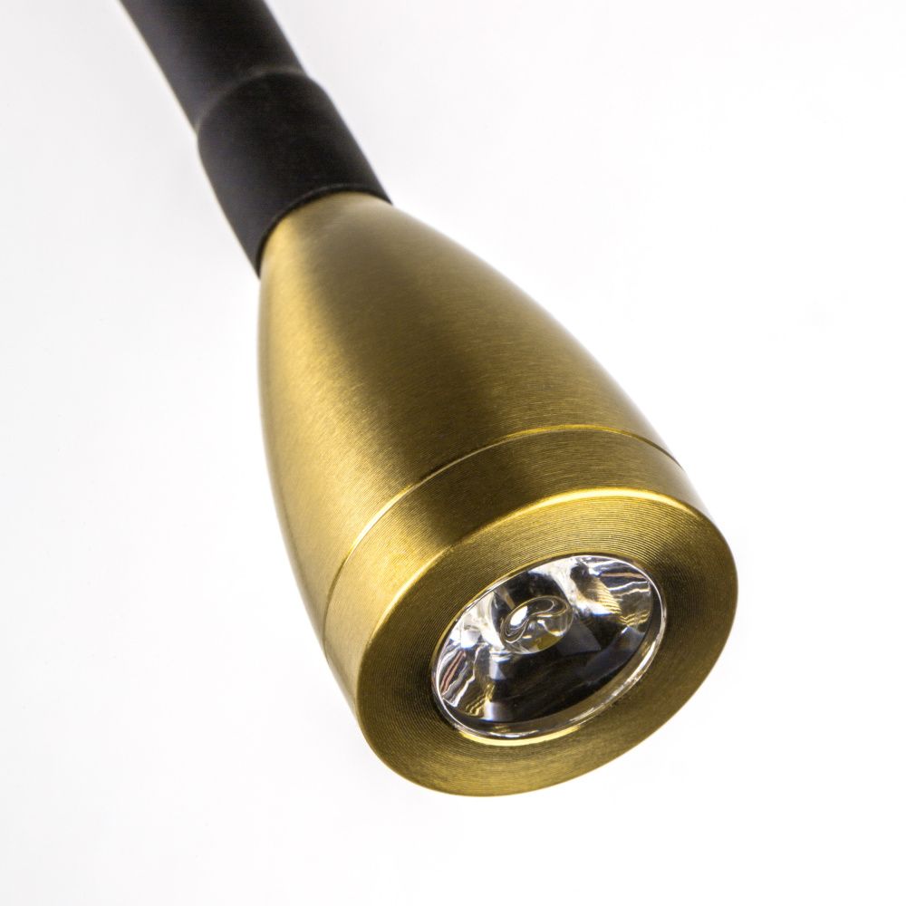 Бра *10*26 см, 3000K, Lightstar Muro III 808631, Латунь