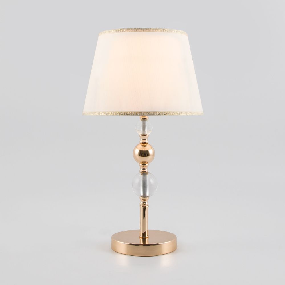 Классическая настольная лампа 25 см Eurosvet Sortino 01071/1 золото