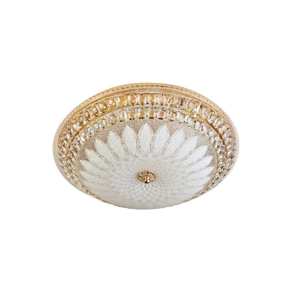 Потолочный светильник 30 см, 36W, 3300-5000K, LED4U 1141/300 GD, золото