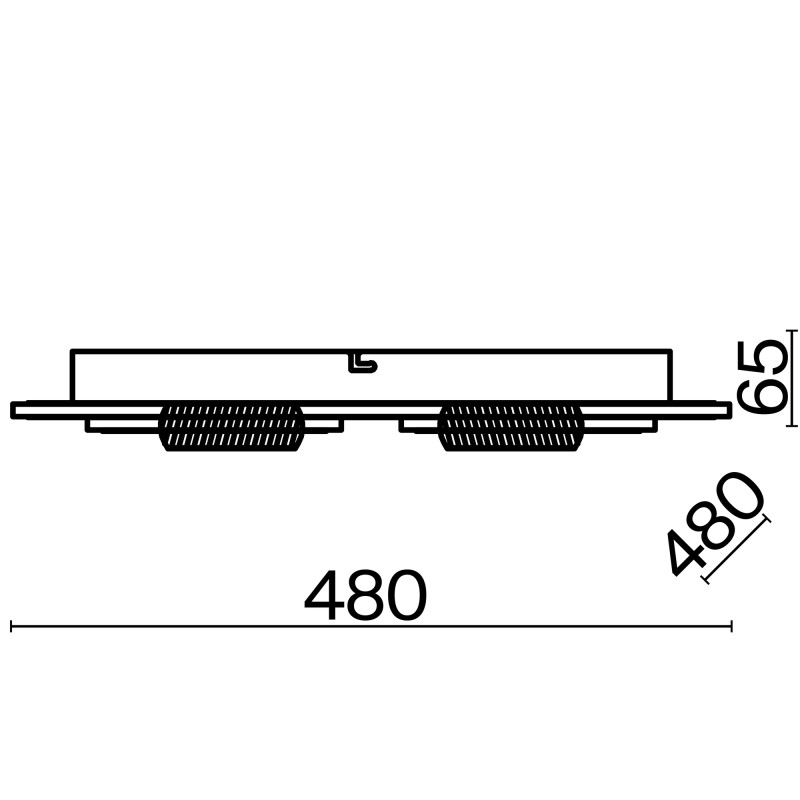 Светильник 48 см, 95W, 3000-6000K, Freya Lamina FR6049CL-L95W, белый