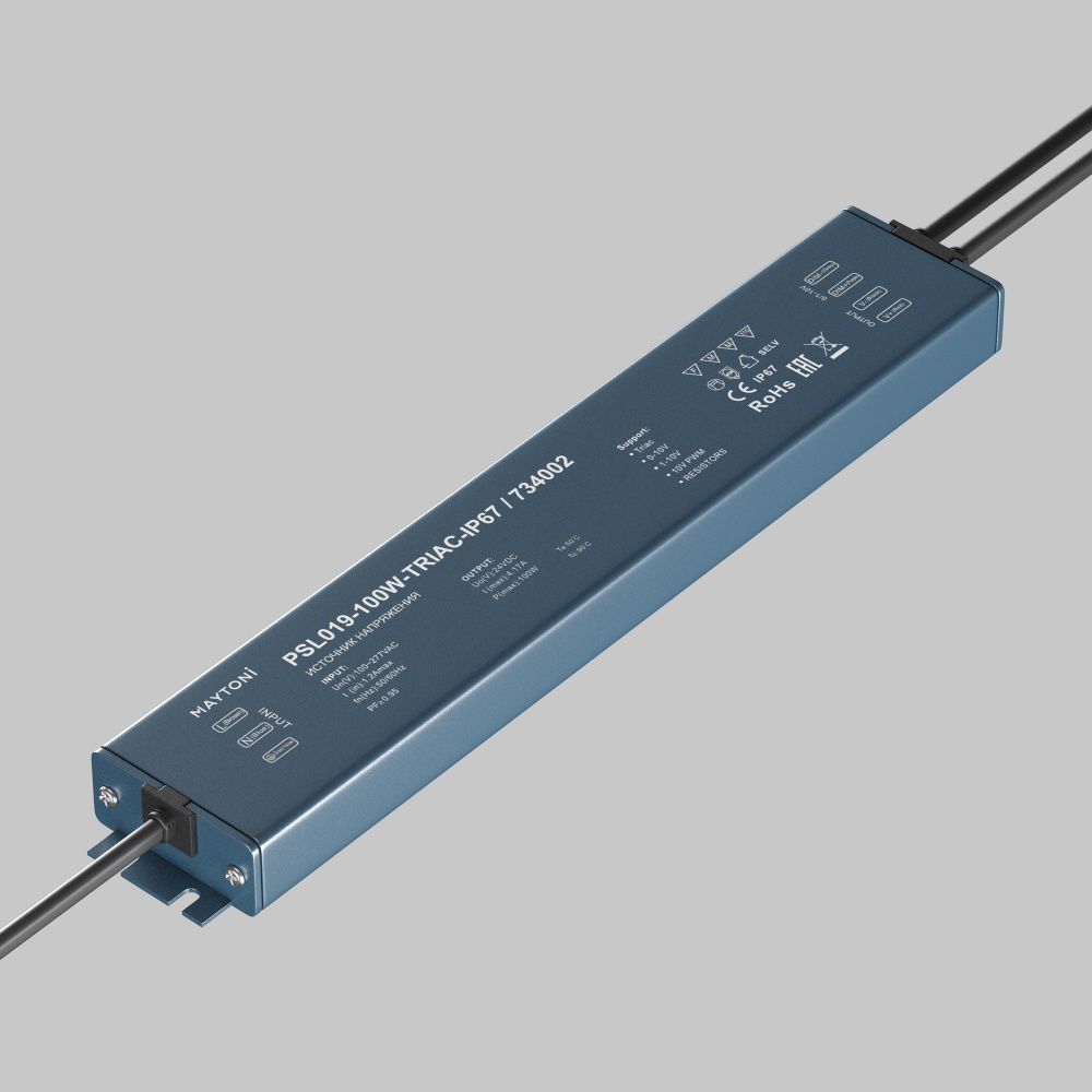Источник напряжения PSL019-100W-TRIAC-IP67 Maytoni Lighting control  734002