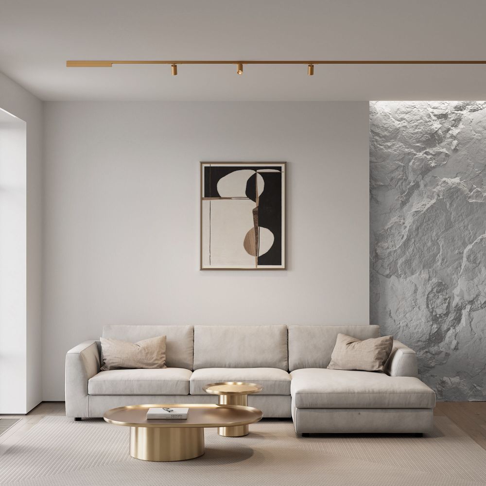 Brass Line Трековый светильник 10W 4000K латунь 85525/01 Elektrostandard Line Magnetic 4690389218729, a071846