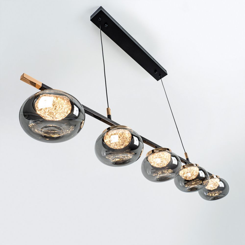 Светильник 105*15*-15 см, *LED*35W, 3000-6000K, Modestyle  MS.2525.1050, Чёрный, Золото