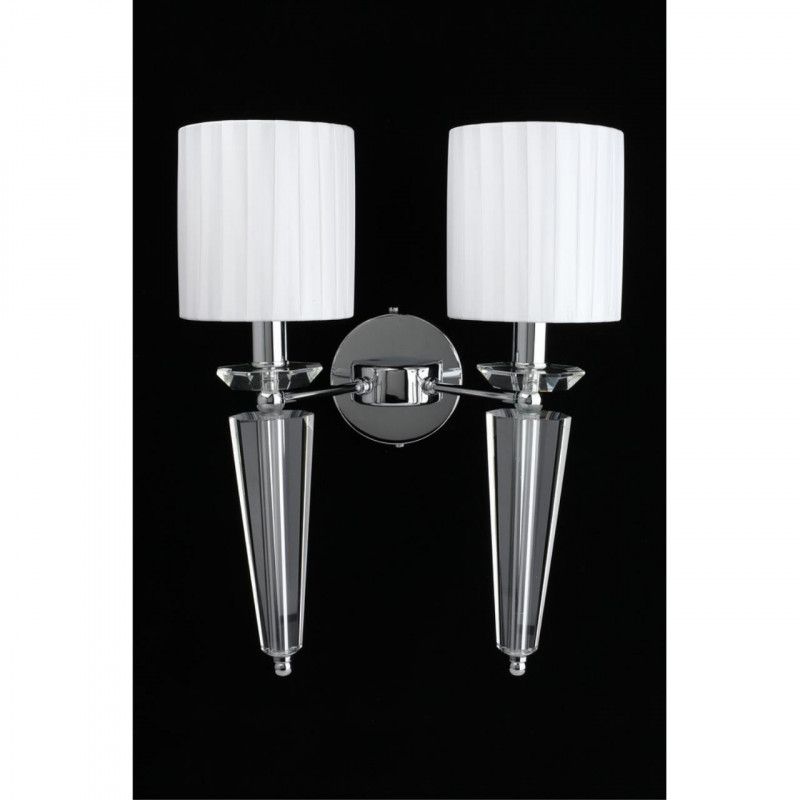 Бра 21*33*44 см, E14, 40W, Aployt Rosia APL.718.01.02, хром