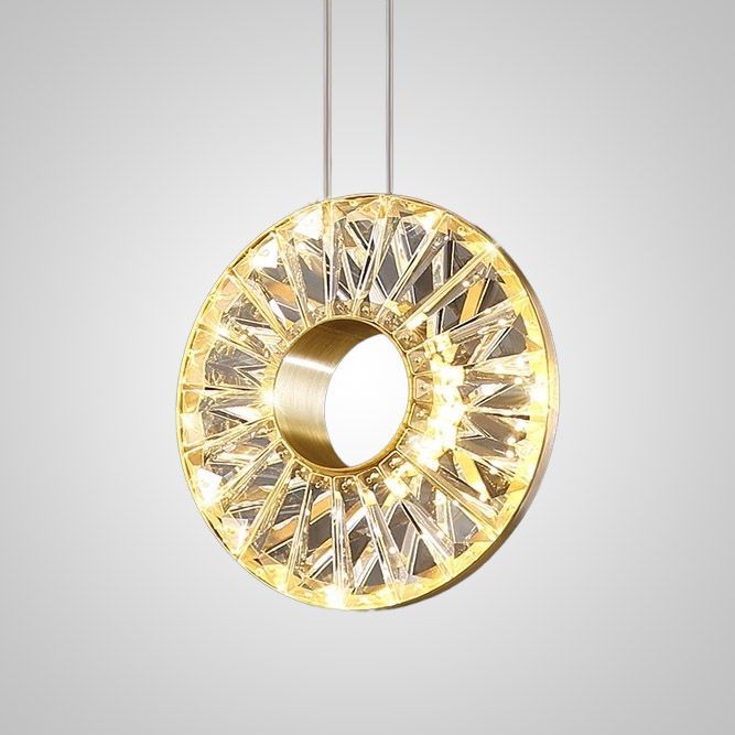Подвесной светильник GODIVA brass 4000К 22*22*150 см, 1*LED*10W, 4000K, ImperiumLoft godiva01, Латунь