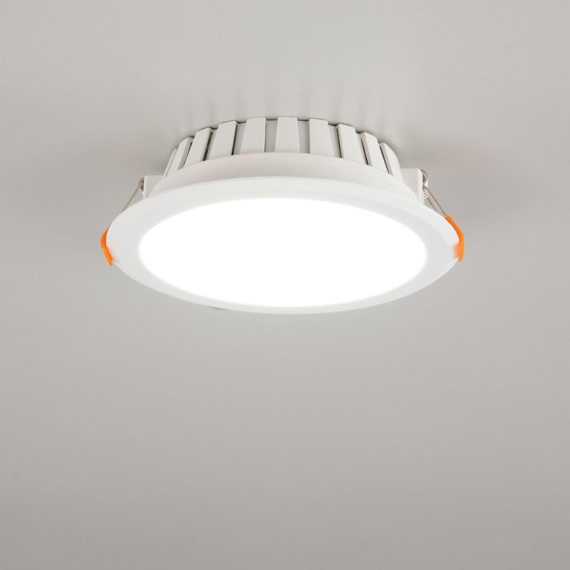 Встраиваемый светильник 14 см, 12W, 4000K Citilux Кинто  CLD5112N белый